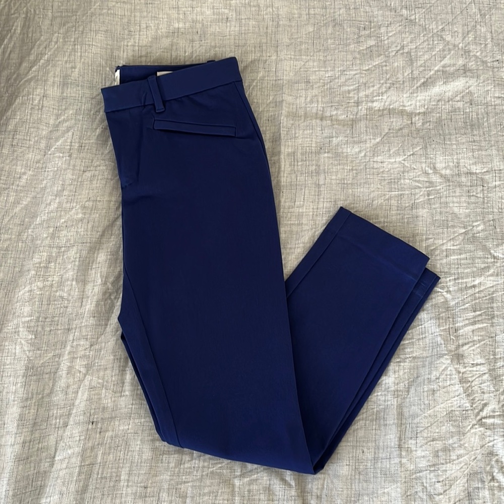 GAP women’s mid rise blue ankle dress pants